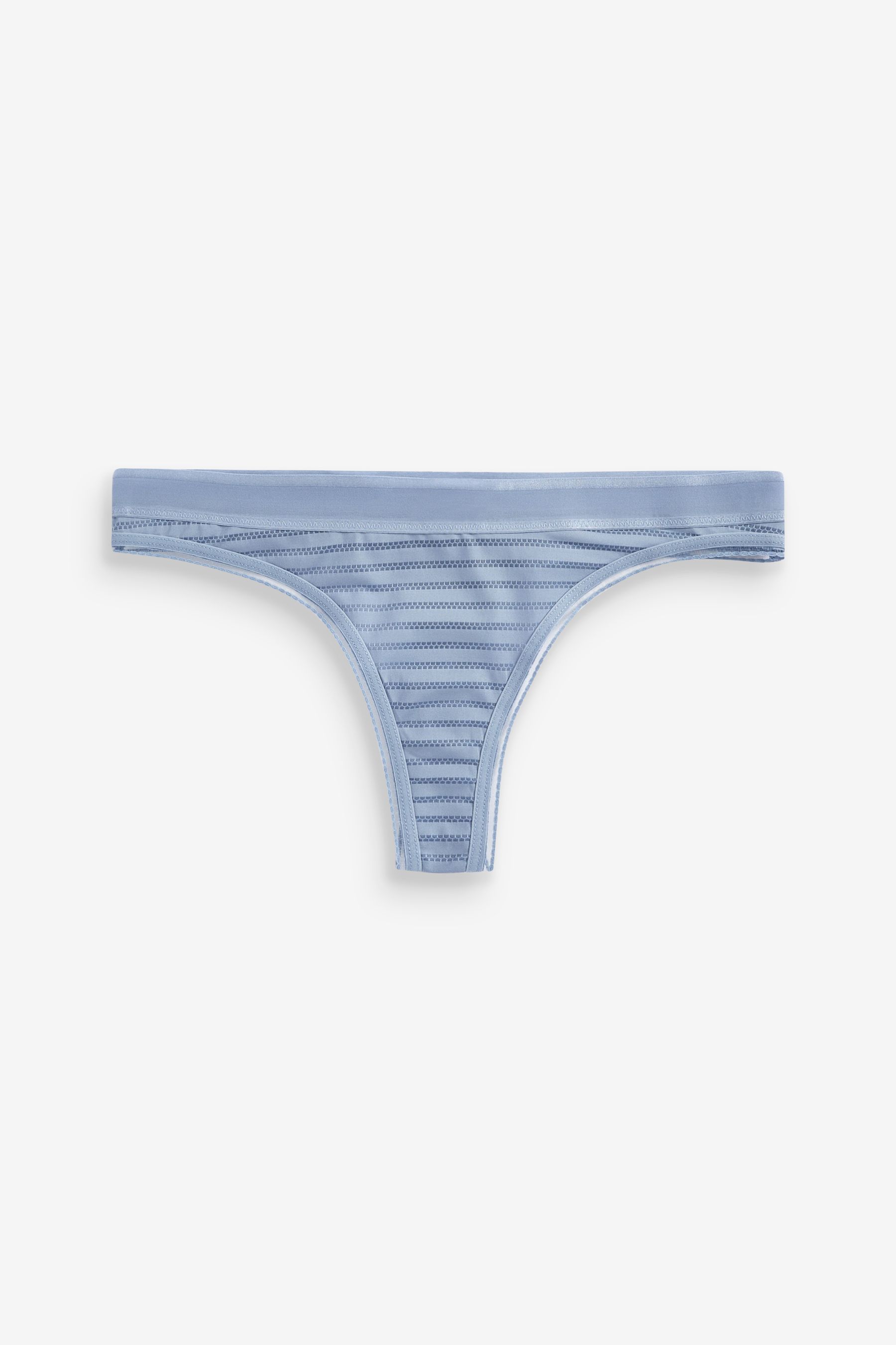 Stripe High Waist Knickers 2 Pack Thong