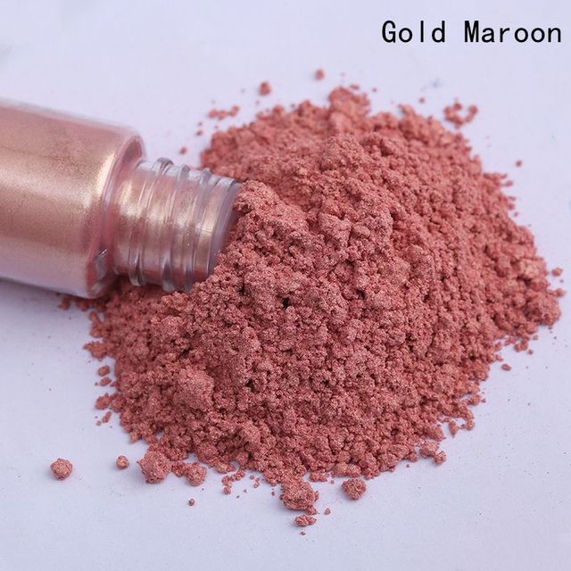 Bottle Pack 10g Pigment Powder Nail Art Craft Classic Golden Glitter Powder Flash Dust Decoration Paint Packaging