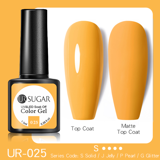 ur sugar caramel color gold sequins gel nail polish for manicure brown chocolate soak off uv gel nail varnish nail art design