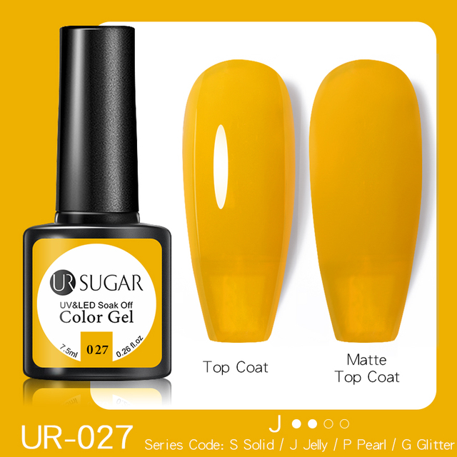 ur sugar caramel color gold sequins gel nail polish for manicure brown chocolate soak off uv gel nail varnish nail art design