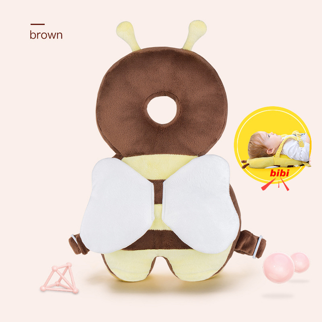 Baby Infant Head Protector Safety Pad Back Cushion Prevent Wounded Cartoon Security Pillows Breathable Anti-drop Pillow 1-3T