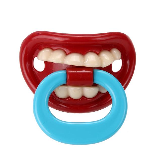 1/2pcs Baby Silicone Pacifier Funny Mustache Lip Shape Pacifier Doll Nipple Teething Toddler Pacy Orthodontic Soother Pacifier