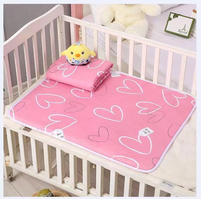 Waterproof Bed Sheet Baby Urine Changing Mat Cotton Reusable Infant Changing Diaper Mattress Cover Washable Newborn Crib Nappy Mattress