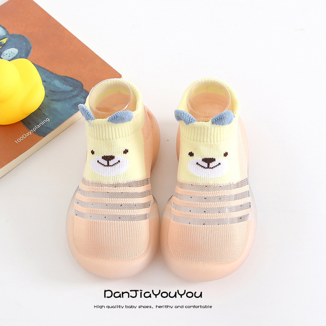 Children's Sock Shoes Summer Hollow Out Cartoon Anti-Skidding Baby Girl Outdoor Shoes Baby Boys Shoes First Walking Shoes 2022