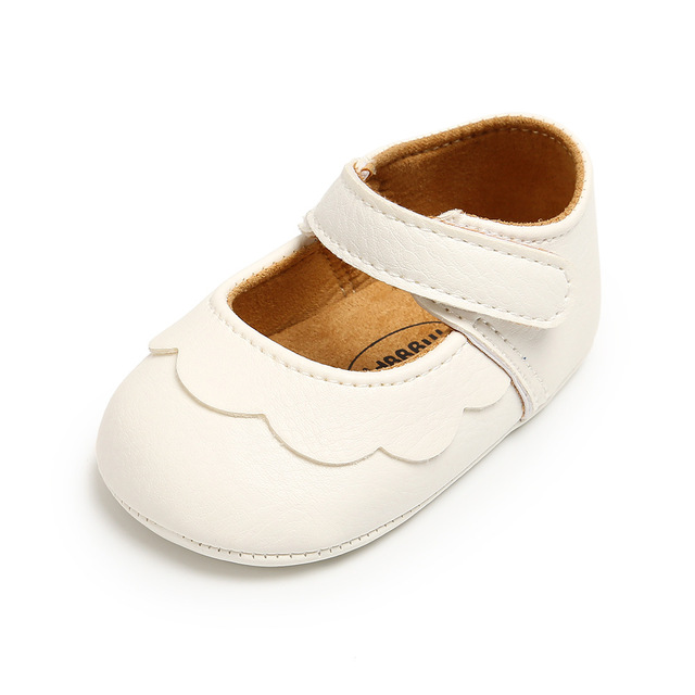 New Baby Boys Girls Leather Rubber Anti-slip First Walkers Baby Shoes Newborn Baby Girls Shoes