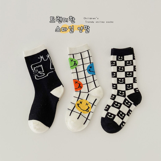 MILANCEL 2022 New Spring Kids Socks Cute Bear Girls Cotton Socks Casual Boys Socks Fashion Children Socks