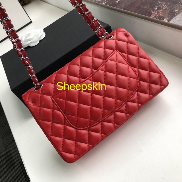 Famous Brand 100% Genuine Leather Classic Women Handbag Luxury Elegant High Quality Sheepskin Crossbody Bags