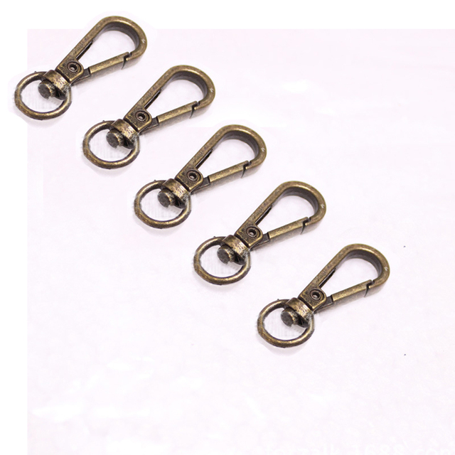 5Pcs Bag Metal Belt Buckle Swivel Trigger Buckle Lock Swivel Buckle Snap Hook Clip DIY Keychain Ring Keyring Craft Bag Hardware Parts