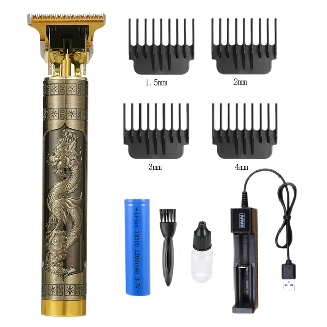 All-metal vintage T9 machine women's hair clipper hairdressing professional haircut machine 0mm nose and ear trimmer finish man