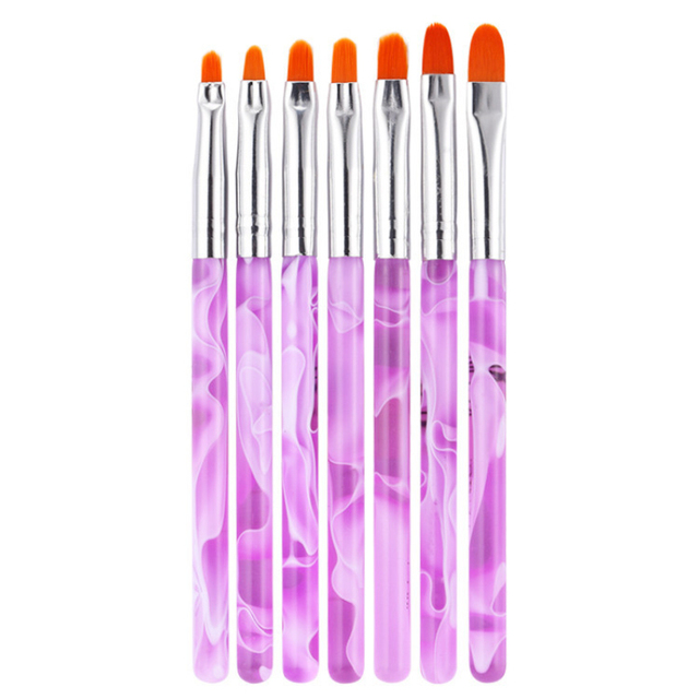 7/15pcs nail brush pen 12 different sizes nail glue phototherapy pen suitable for professional salon or home use gel nail brush