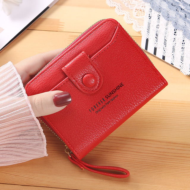 Wallet Women 2022 Lady Short Wallets Clutch Bag Money Small Purses Fold Leather Female Coin Purse Card Holder Carteira Feminina