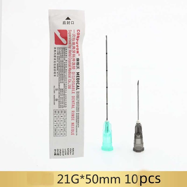 Blunt tip cannula for filler injection 18G 21G 22G 23G 25G 27G30G uric acid face fill nose slight blunt needle 2pcs/pack *10