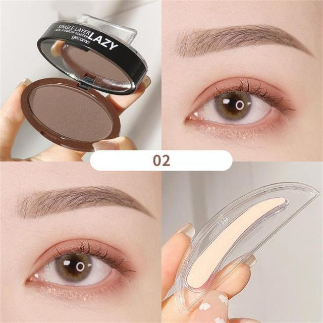 Eyebrow Seal Waterproof Long Lasting Professional Double or Single Layer Makeup Palette Enhancers Lazy Seal Eye Brow Shadow