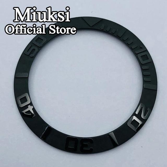 Miuksi 40mm high quality ceramic bezel watch parts fit 43mm watch case for watch sea