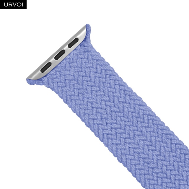 URVOI Braided Solo Loop for Apple Watch Sport Band Series 7 6 SE 5 4 3 21 Stretchable Strap for iWatch Woven Threads gen.5