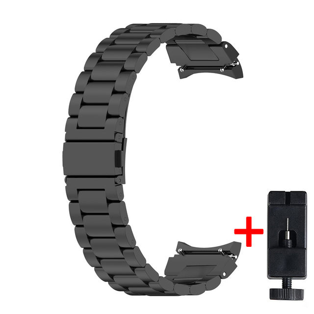 no gaps stainless steel band for samsung galaxy watch 4 classic 46mm 42mm strap matel correa galaxy watch 4 44mm 40mm bracelet