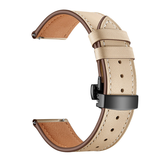 20 22mm Leather Strap For Huawei Watch GT 2 46mm Watch Band For Samsung Galaxy Watch 4 40/44mm Calsssic 46 42mm Active2 Bracelet