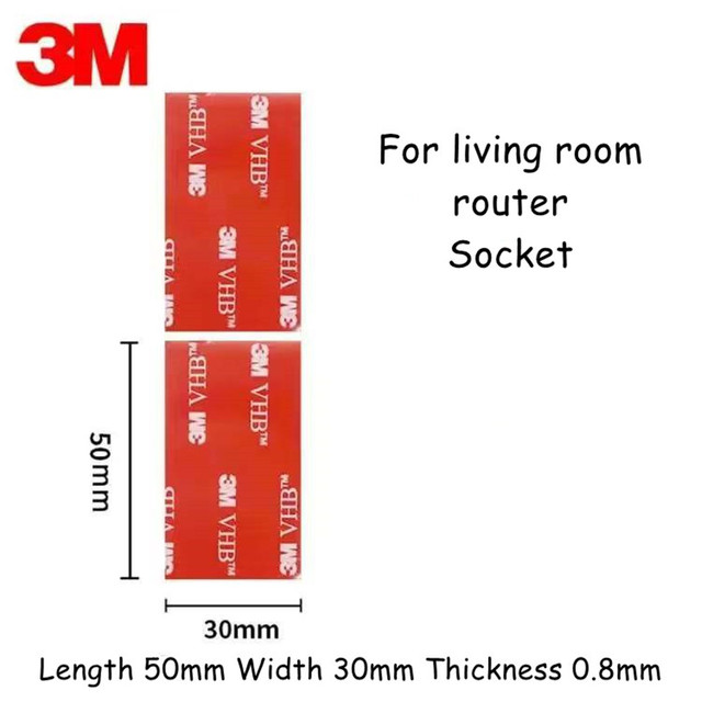 Transparent Acrylic Double-sided Adhesive VHB 3M Strong Adhesive Waterproof Patch No Trace High Temperature Resistance