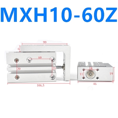 MXH10 Compact Slide Cylinder Same asSMC MXH10-5Z MXH10-10Z MXH10-15Z MXH10-20Z MXH10-25Z MXH10-30Z MXH10-40Z MXH10-50Z MXH10-60Z