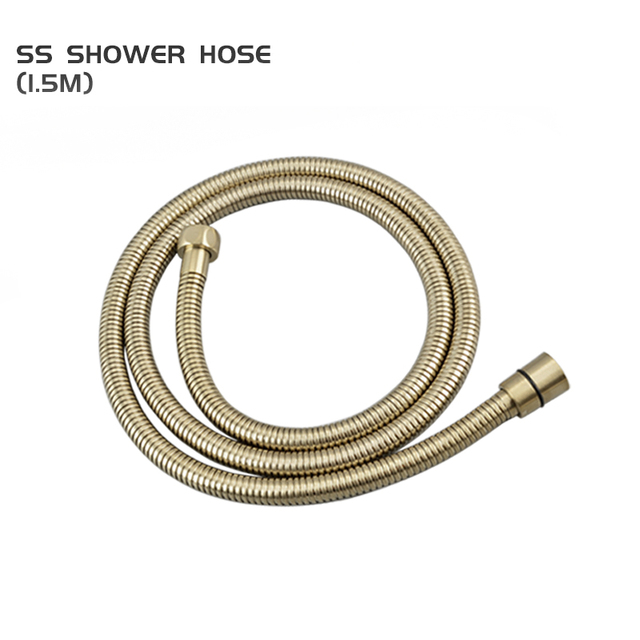 Brushed Gold Handheld Shower Head Bathroom Gold Finish Brass Or Stainless Steel Shower Bath Spray Handheld Shower Heads