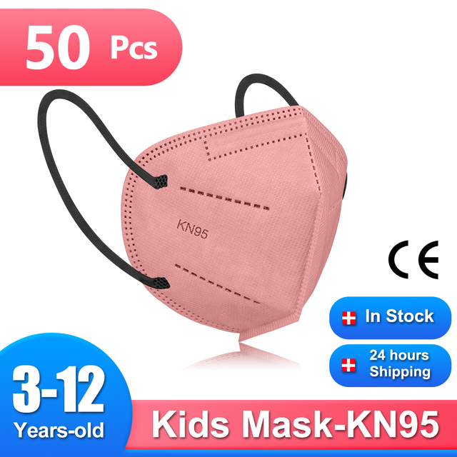 baby masks kids kn95 disposable face mask mascarillas fpp2 ninos homology ad ffp2 children safety dust protection non woven mask