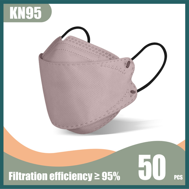 korean kn95 fish mask FPP2 homology ada Morandi 4 ply mask disposable dustproof respirator mask FFP2 certified