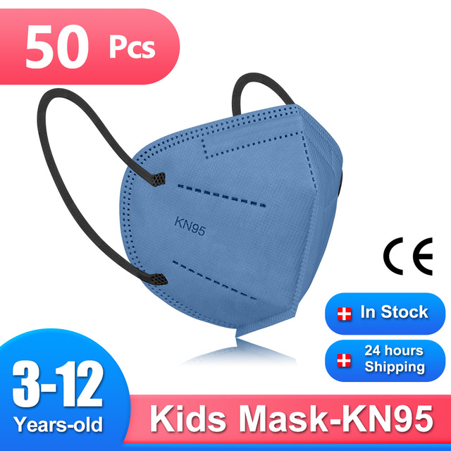 قناع أطفال من Morandi KN95 قناع FFP2 Mascarillas FPP2 معتمد وقاية صحية للأطفال قناع وجه CE masque enfant ffp2fan niños FP2