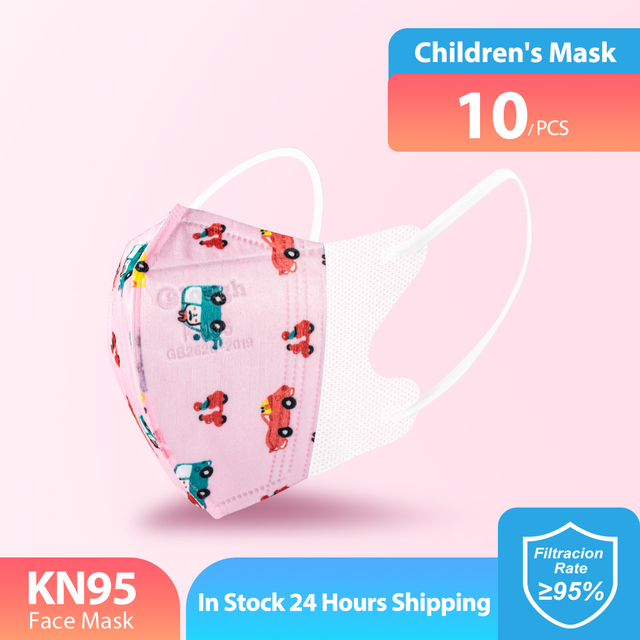 Elough Mascarillas FPP2 Niños Mask Infant Reusable FFP2 3D Cartoon KN95 Masks For Kids FFP 2 4 Layers ffp2 Kids Mask