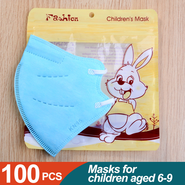 قناع FFP2 للأطفال بعمر 6-9 أعوام ffp2 mascarillas niños KN95 masque enfant قناع وجه للأطفال mascarilla fpp2 homology ada ffp2fan fp3