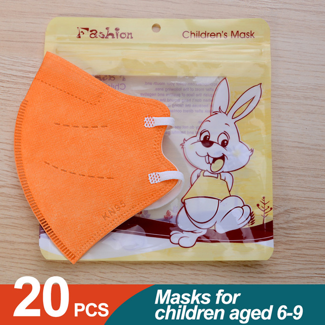 10/20/50 قطعة ffp2mask niños 6-9old قناع للأطفال kn95 mascarillas niños ce قابل للغسل الاطفال ffp2reutilizable fpp2 infantil أقنعة