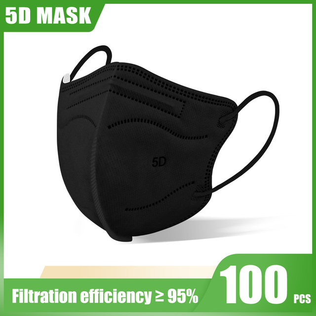 Elough 5D FFP2 Mascarillas KN95 شهادة الكبار الملونة ffp2fan Kn95 قناع الوجه FPP2 المعتمدة قناع mascarillas fpp2