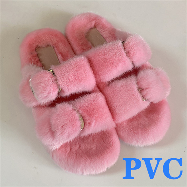 100% Genuine Mink Fur European Luxury Slippers Winter Indoor Slippers Women Slippers Women Slippers