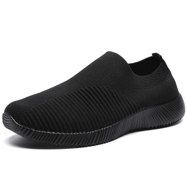 Rimocy Breathable Air Mesh Knitted Sneakers Women 2022 Spring Summer Plus Size Ladies Flats Comfortable Soft Casual Shoes Woman