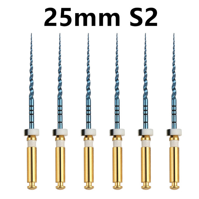 Dental Heat Activated Files Blue Endo Files Drive Use Rotary Files SX-F3 25mm For Root Canal Treatment