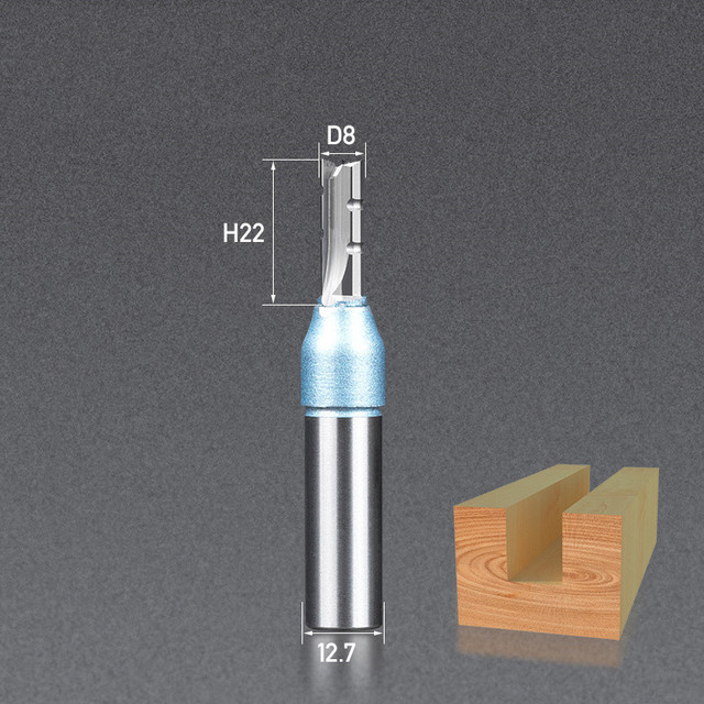 12.7 مللي متر shank-1pcs ، cnc الصلبة كربيد النجارة النقش راوتر بت ، 3 المزامير مستقيم الخشب الطحن القاطع ، TCT قطع نهاية مطحنة