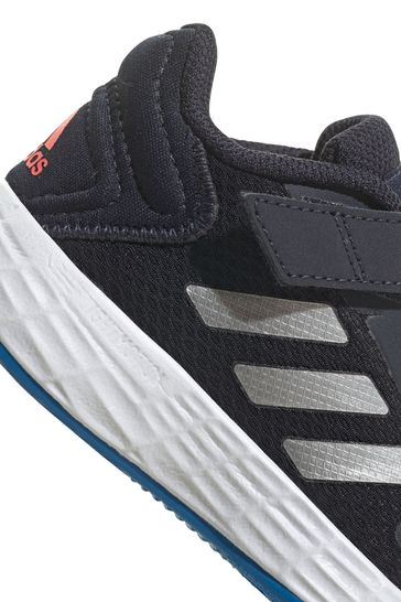 adidas Blue Duramo 10 Infant Strap Trainers