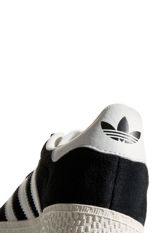 حذاء رياضي أسود دانتيل Gazelle من adidas Originals