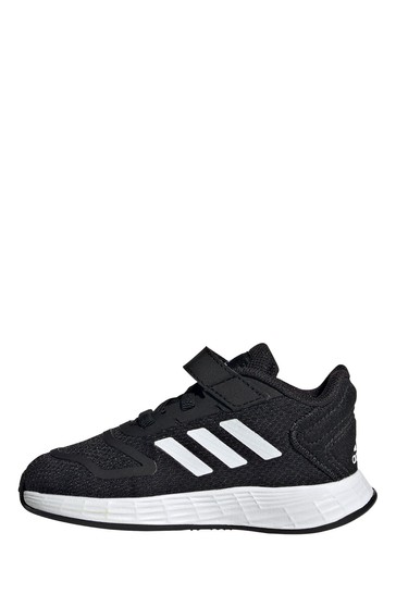 adidas Black Duramo 10 Infant  Strap Trainers