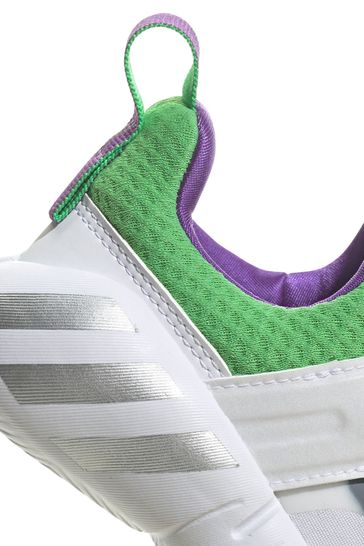 حذاء رياضي أبيض للأطفال RapidaZen Buzz من adidas