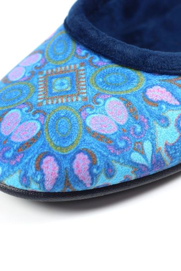 Lunar Blue Meribel Pump Slippers