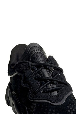 adidas Originals Ozweego Black Infant Elasticated Lace Trainers