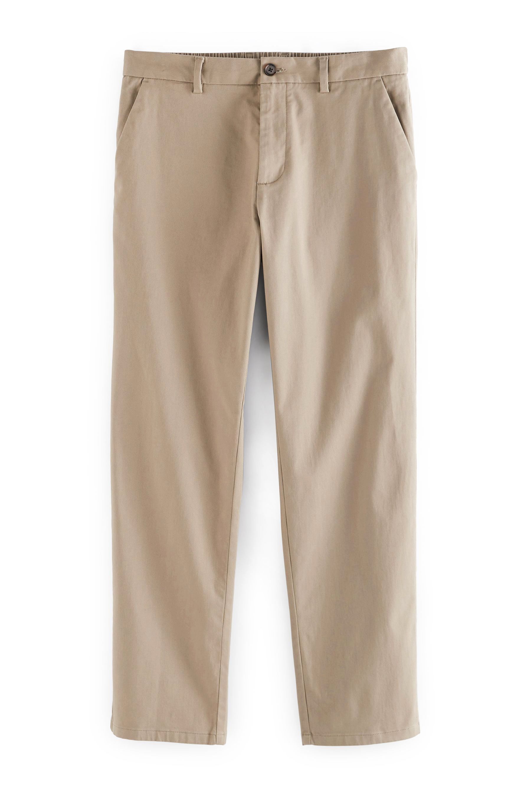 Stretch Chino Trousers Straight Fit