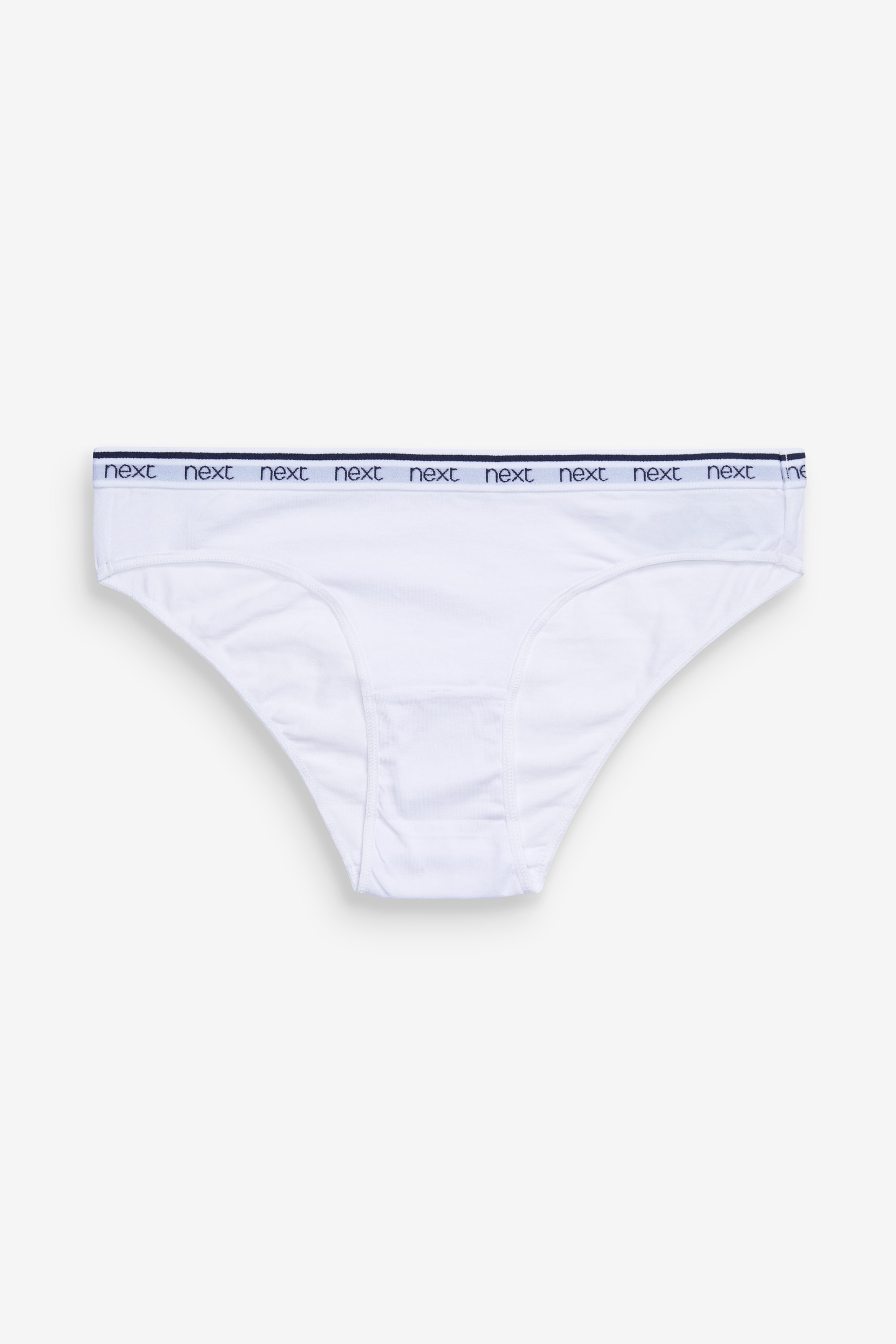 Cotton Rich Logo Knickers 4 Pack Bikini