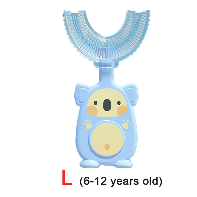 2-12Y Baby Toothbrush Children Dental Oral Care Cleaning Brush Soft Food Grade Silicone Teeth Baby Newborn Items