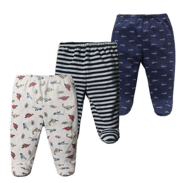 3pcs/lot Baby Pants 100% Cotton Autumn Spring Newborn Baby Boys Girls Pants Toddler Wear Infant Toddler Cartoon For Baby Clothes