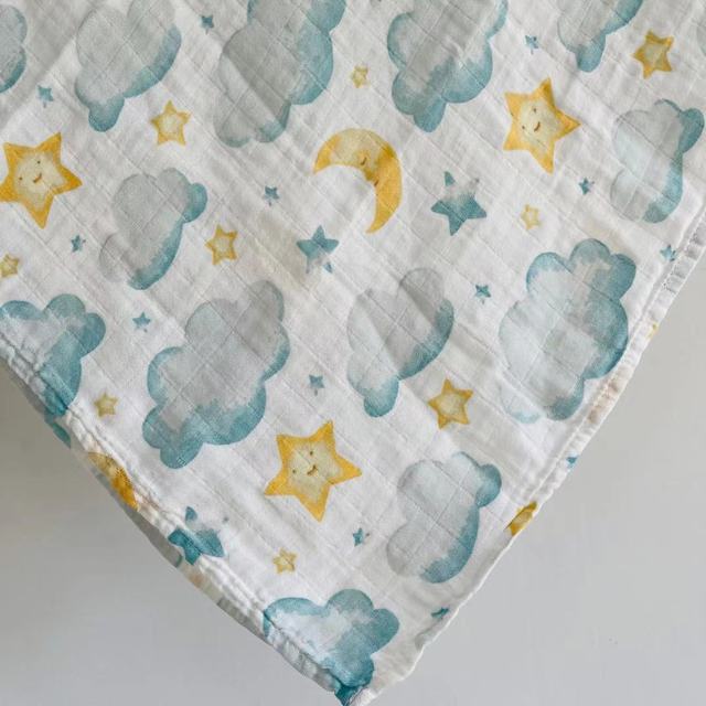 60*60cm Muslin Bamboo Cotton Baby Blanket Baby Newborn Blankets Newborn Swaddle Wrap Burp Cloth Towel Pielucha Dropshipping