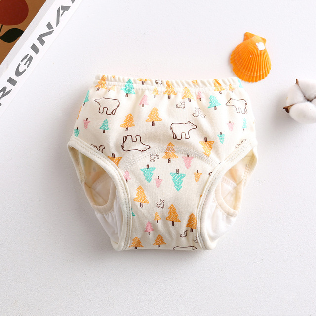 Cotton Reusable Baby Diapers Cute Waterproof Training Pants Panties Washable Underwear Infant Cloth Diapers Baby Diaper Diapers