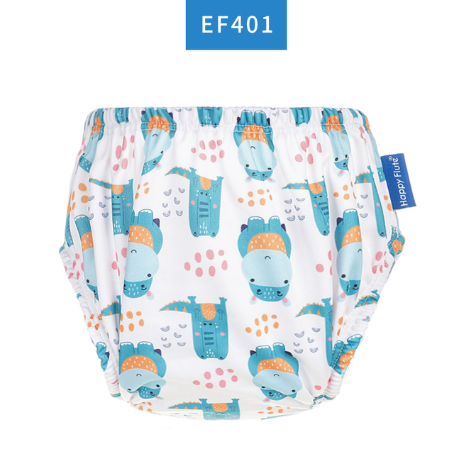 Happyflute 3 Sizes Kids Soft Swimming Shorts Baby Cover Reusable Breathable Cloth Diaper