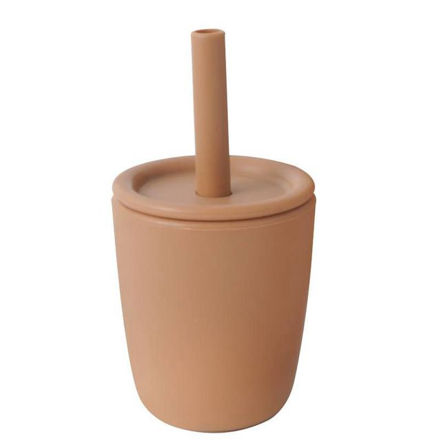 Custom hight super soft training non-toxic drinking straw organic detergent detachable sensory sippy silicone tumbler silicone cup