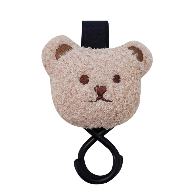 Cartoon Bear Adjustable Baby Stroller Hanging Hook Shopping Cart Hook Trolley Organizer Pushchair Hanger Hanging Hook